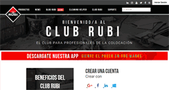 Desktop Screenshot of clubrubi.com